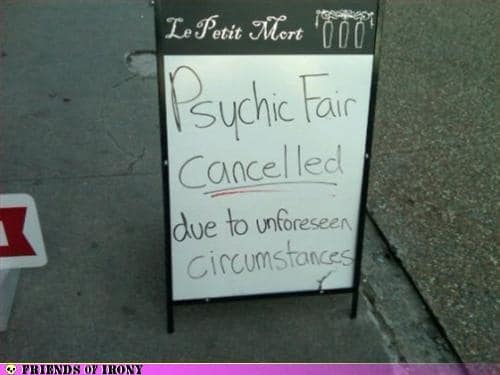 psychic fair cancelled