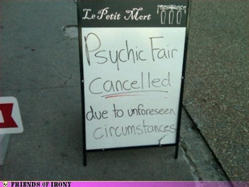 psychic fair cancelled