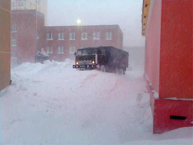 Snow in Russia