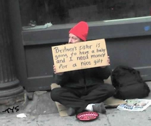 Creative homeless signs