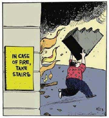 In case of fire