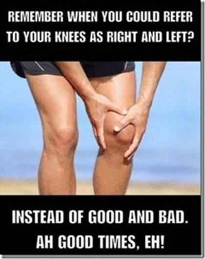 Remember when you could refer to your knees as right and left?