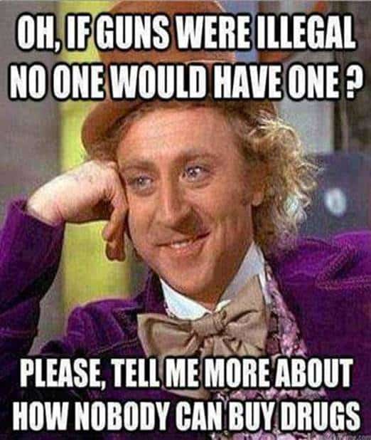 If guns were legal, no one would have one