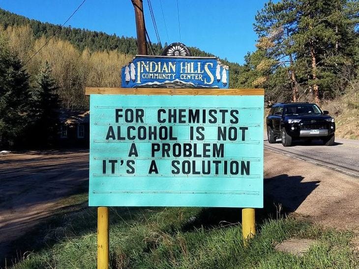 Alcohol is a solution