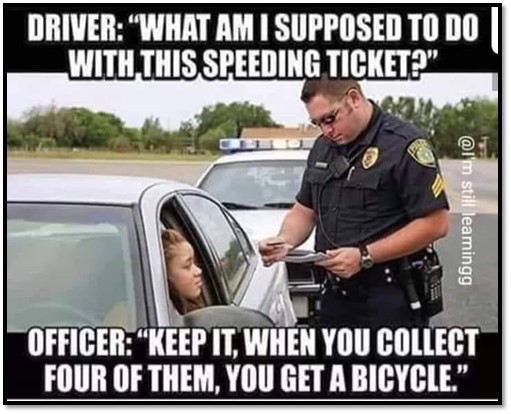 Speeding ticket