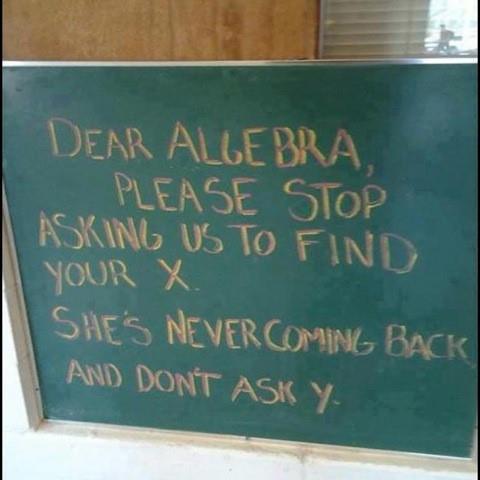 Dear algebra