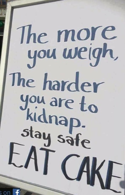 Stay safe - eat cake