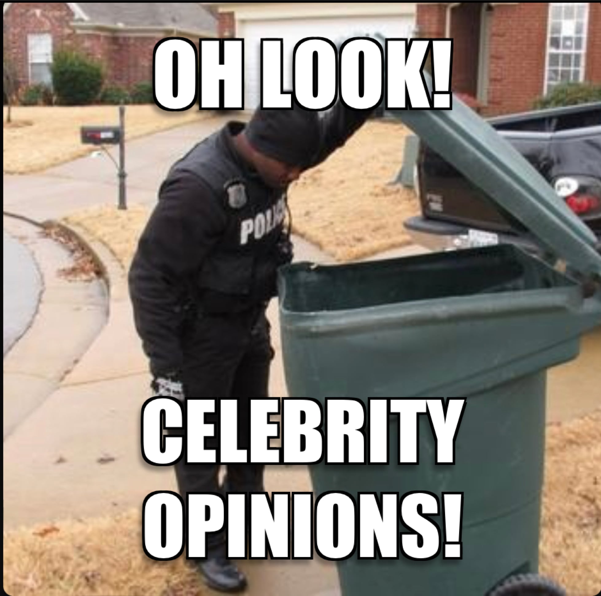 Celebrity opinions